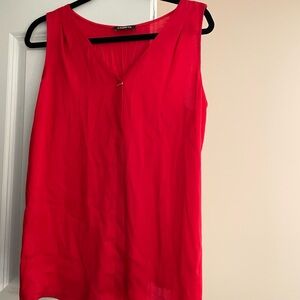 Red Sleeveless Top
